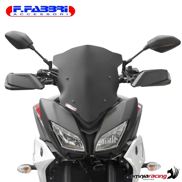 Cupolino nero bisatinato Sport/Naked/Touring Fabbri per Yamaha Tracer 900GT 2018>2019