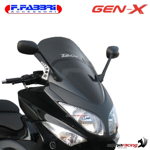 Cupolino fume scuro Fabbri GEN-X per Yamaha Tmax 2008>2011