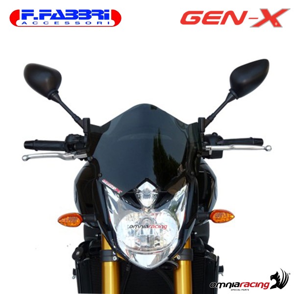 Cupolino fume scuro Fabbri GEN-X per Yamaha FZ8 2010>2015