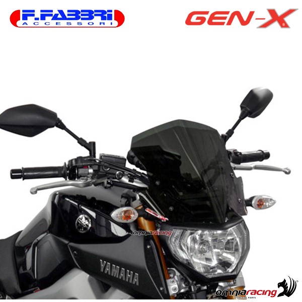 Cupolino fume scuro Fabbri GEN-X per Yamaha MT09 2014>2016