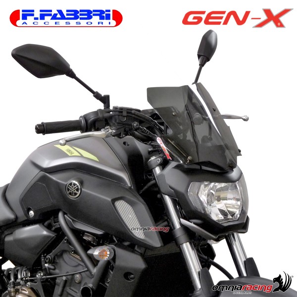 Cupolino fume scuro Fabbri GEN-X per Yamaha MT07 2018