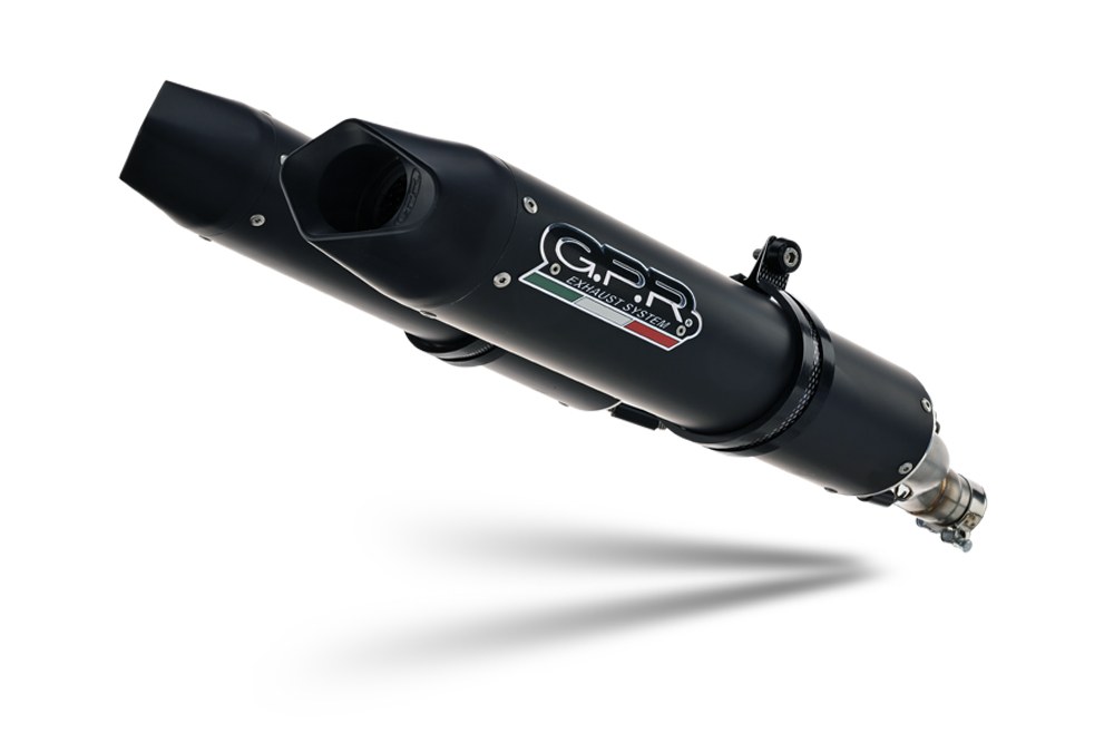 Coppia scarichi GPR Furore nero opaco racing Aprilia Dorsoduro 900 2017-2020