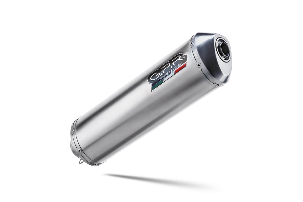 GPR exhaust approved satin steel Satinox BMW F650CS Scarver 2001-2006