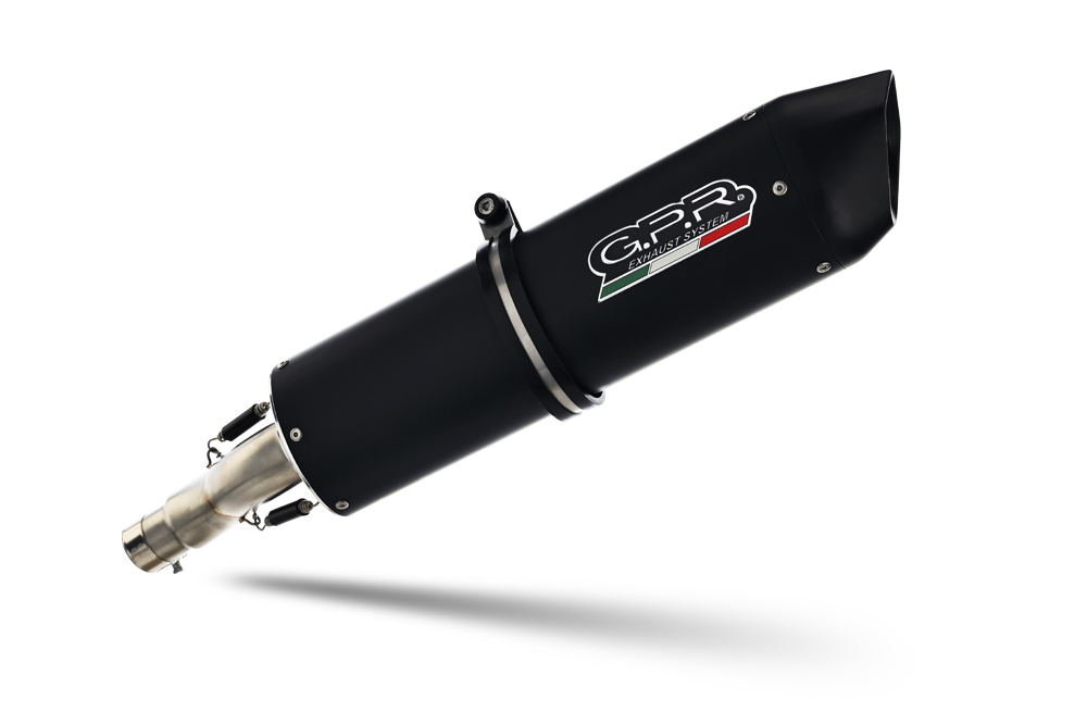 GPR exhaust approved matte black Furore BMW F800GT 2012-2016
