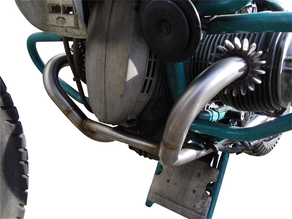 Collettori scarico GPR racing acciaio satinato BMW R100GS 1987-1996