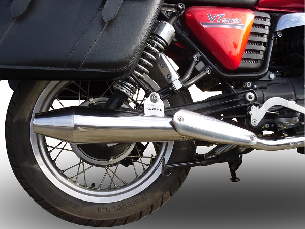 GPR exhaust approved satin steel Vintacone BMW R100GS 1987-1996