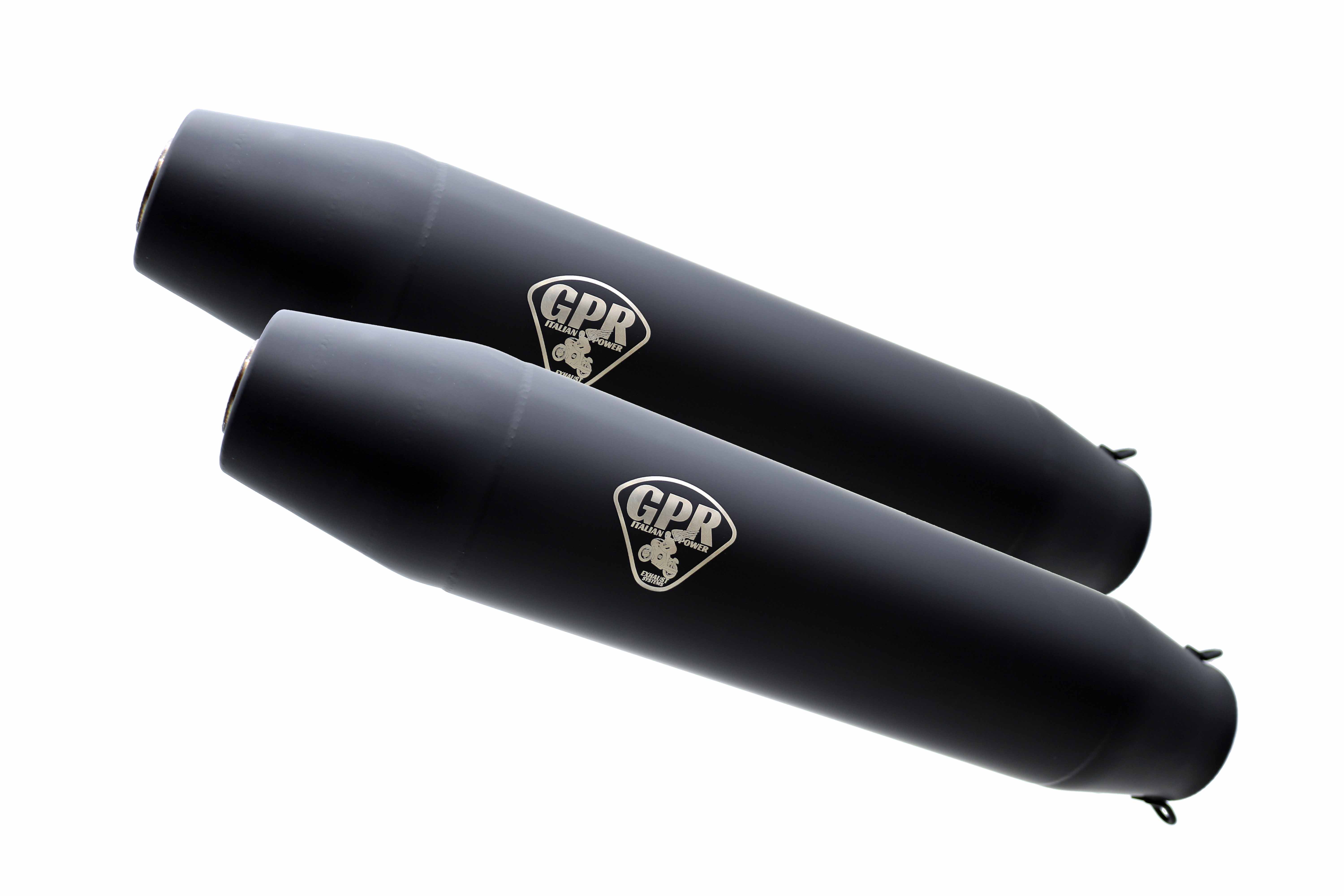 GPR exhaust approved matte black Deeptone Cafe Racer Kawasaki GPZ500 1988-2003