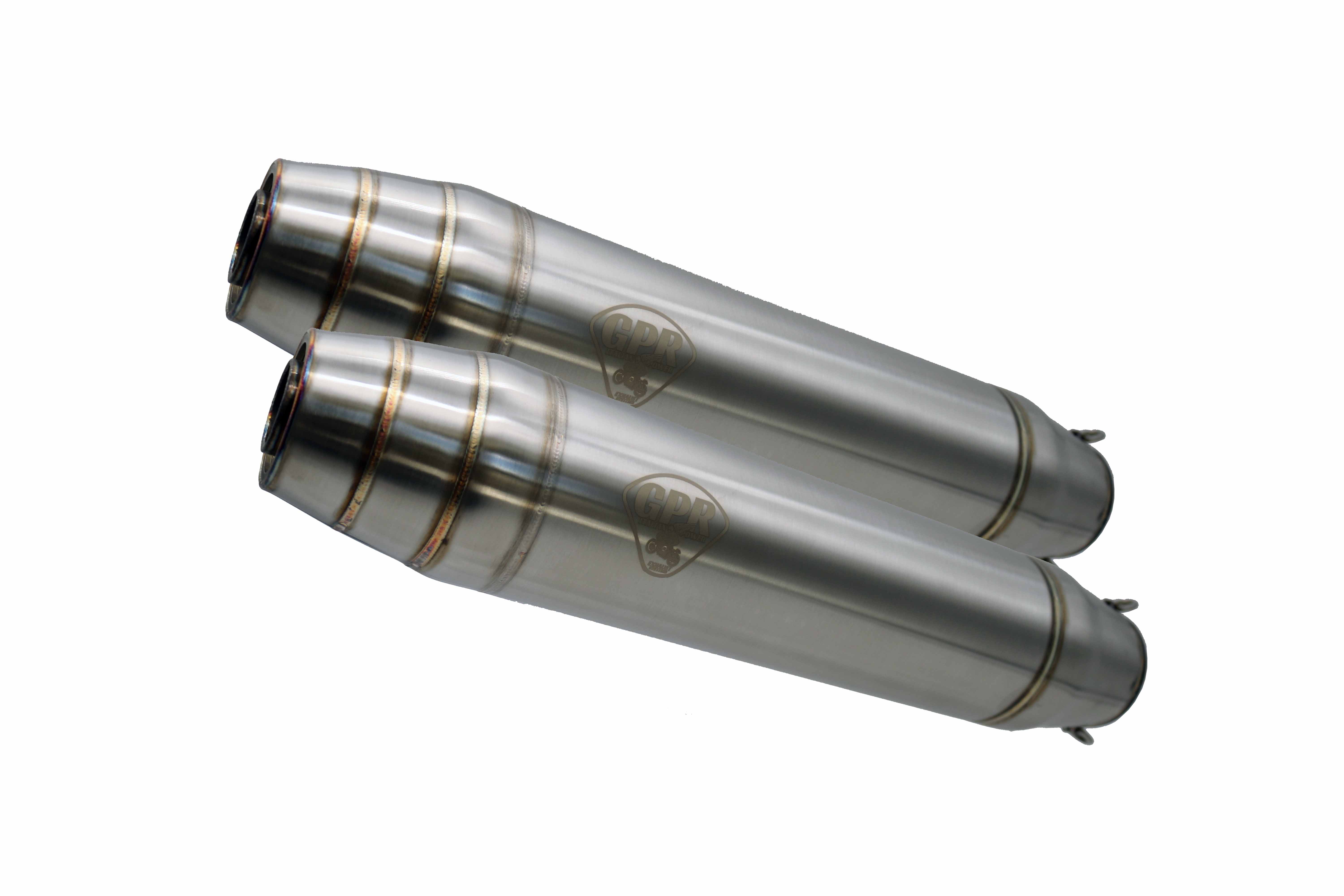 Scarico GPR Deeptone Cafe Racer acciaio omologato Yamaha XJ600 Diversion 1991-2001