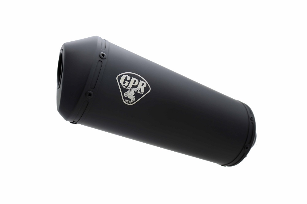 Scarico GPR Ghisa Cafe Racer nero opaco racing Cafe Racer 1000 1980-2021