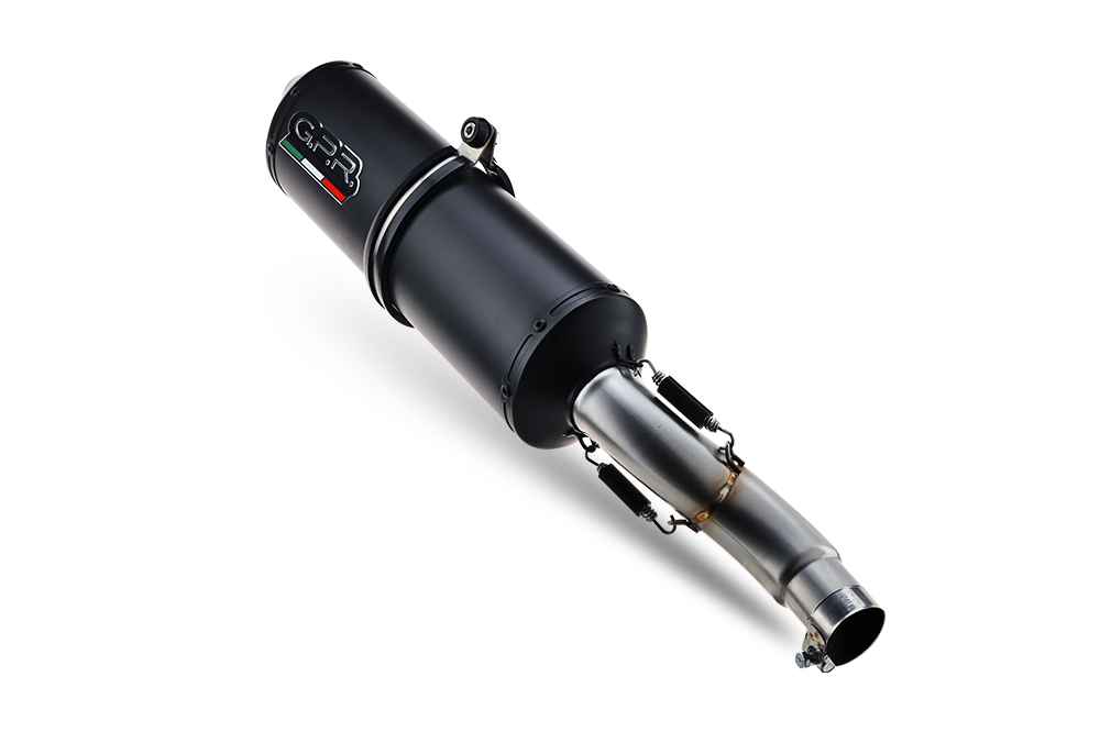 GPR complete exhaust approved matte black Ghisa Suzuki DRZ400SM 2005-2023