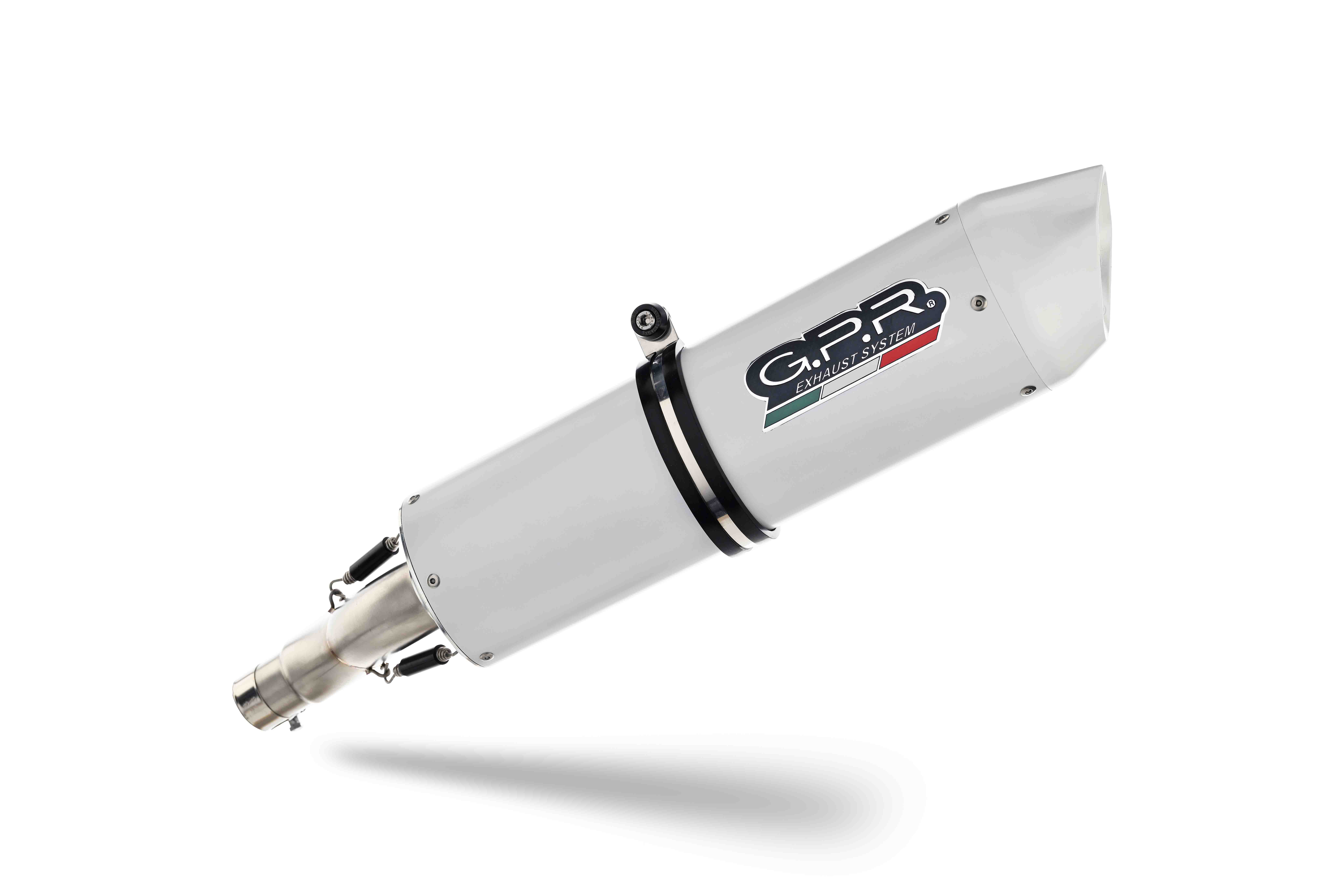 Scarico GPR Albus Evo4 bianco omologato Yamaha XT1200Z Supertenere 2017-2020