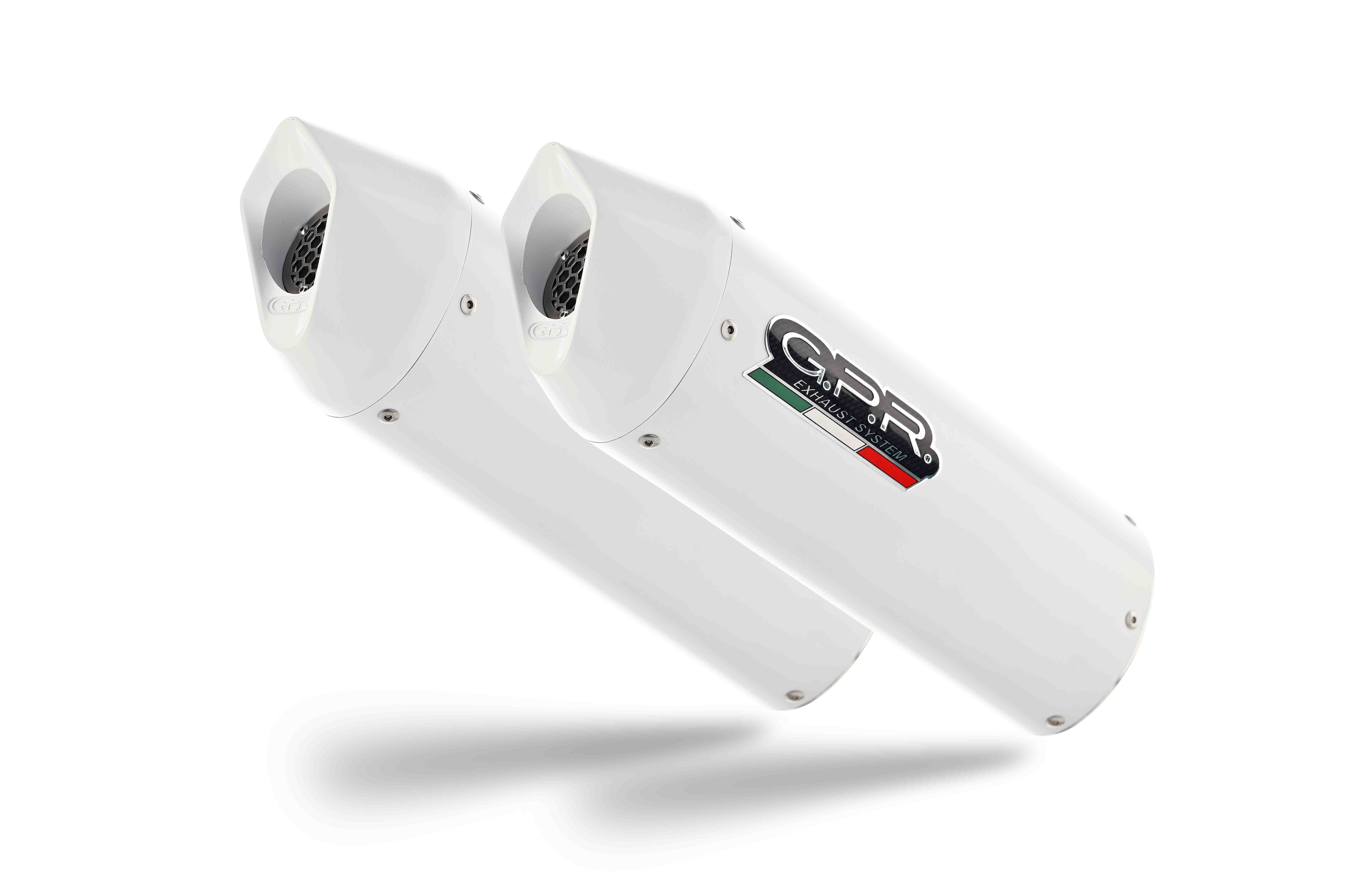 Coppia scarichi GPR Albus Evo4 bianco omologato BMW K1600GTL 2021-2024