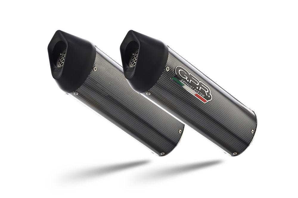 Coppia scarichi GPR Furore Evo4 Poppy nero opaco omologato BMW K1600GTL 2021-2024