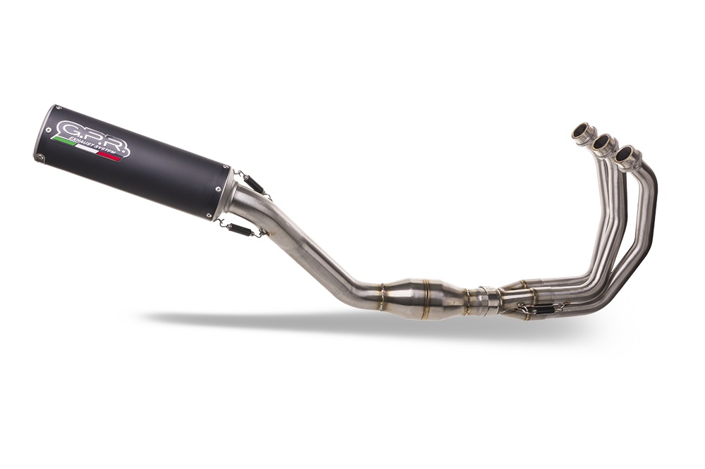 GPR complete exhaust approved Kat matte black M3 Yamaha XSR900 2022-2024