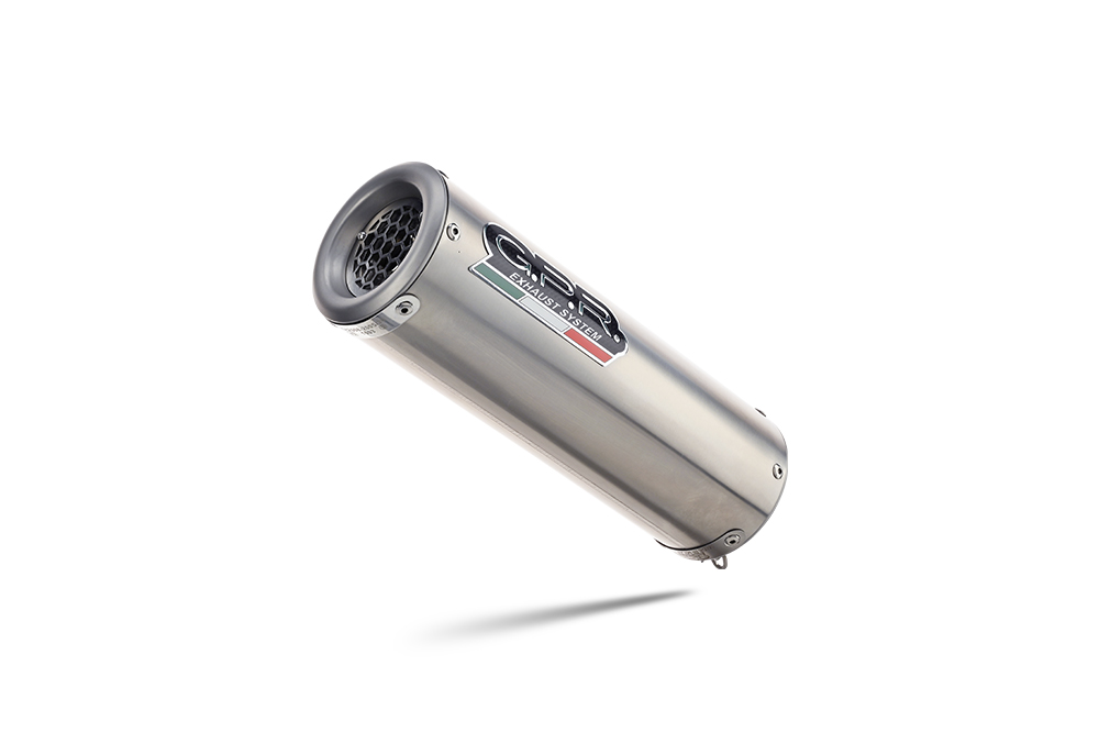 GPR exhaust approved satin steel M3 Kawasaki Z125 2021-2023