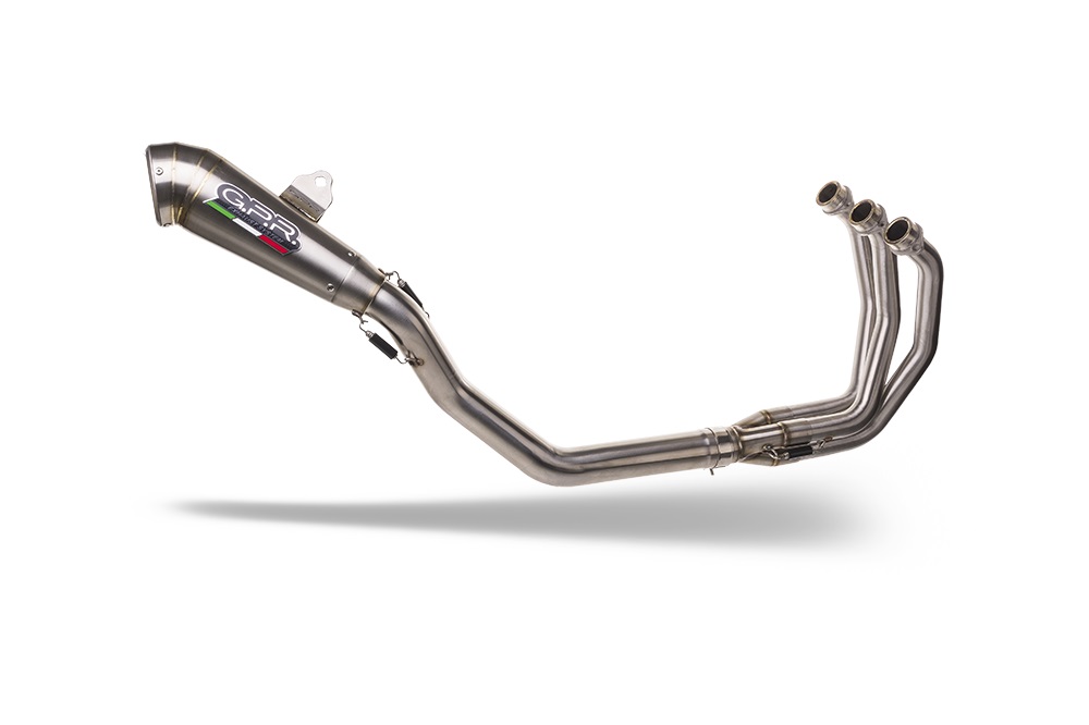 GPR complete exhaust approved Kat satin steel Powercone Evo Triumph Tiger Sport 660 2022-2024
