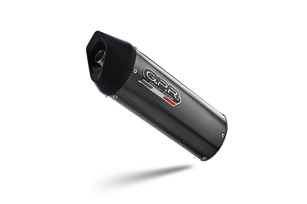 GPR exhaust approved matte black Furore Poppy Hyosung Comet 650 GT-R 2004-2016