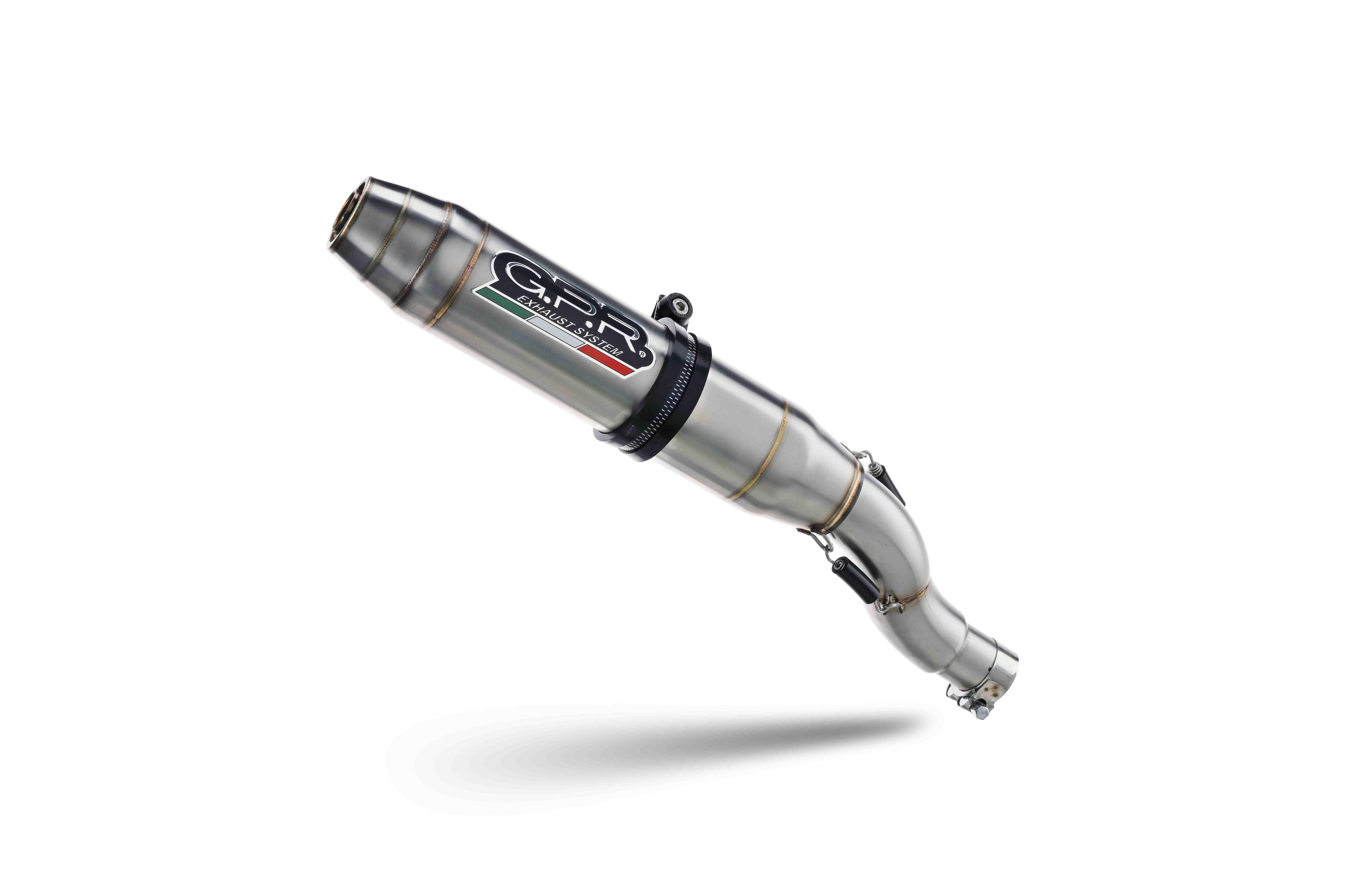 GPR exhaust approved Kat satin steel Deeptone Honda CBR250R 2010-2014