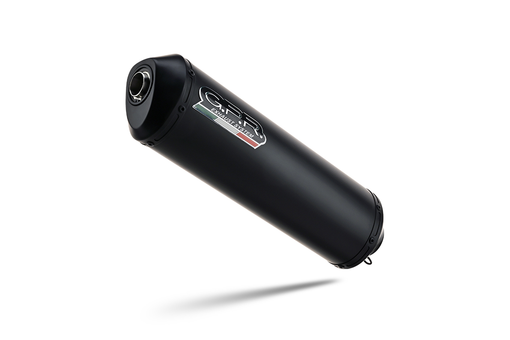 GPR exhaust approved matte black Ghisa Honda Transalp XL600V 1996-1999