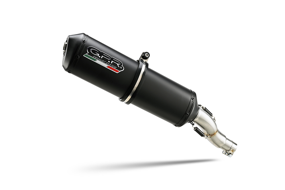 GPR exhaust approved matte black Ghisa Kawasaki Versys 650 2006-2014