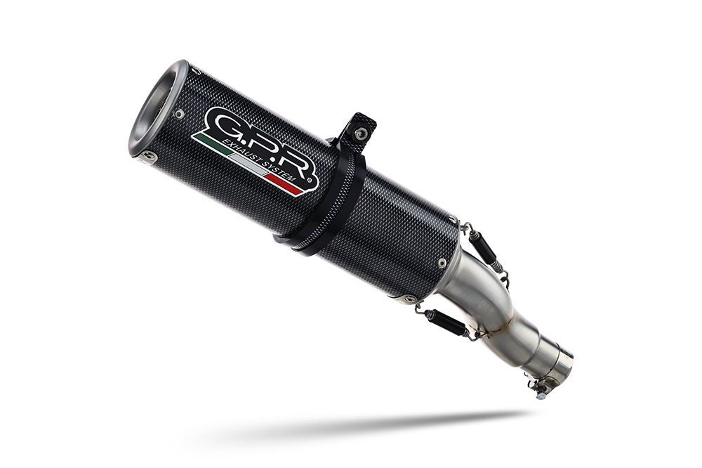 GPR exhaust approved satin steel M3 Poppy Kawasaki Versys 650 2006-2014