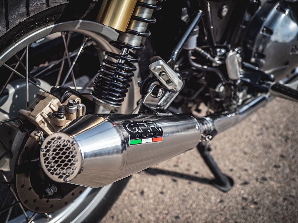GPR complete exhaust approved polished steel Ultracone Lambretta 125-150 Milano 2012-2014