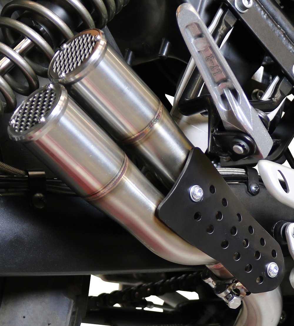 GPR complete exhaust racing satin steel F205 F.B. Mondial HPS300 2018-2019