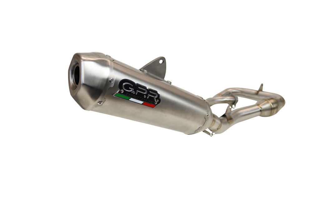 GPR complete exhaust racing satin steel Pentacross Yamaha WR250F 2015-2019