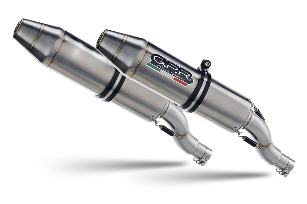 GPR complete exhaust approved satin steel Deeptone Atv Kawasaki KFX700 2004-2011