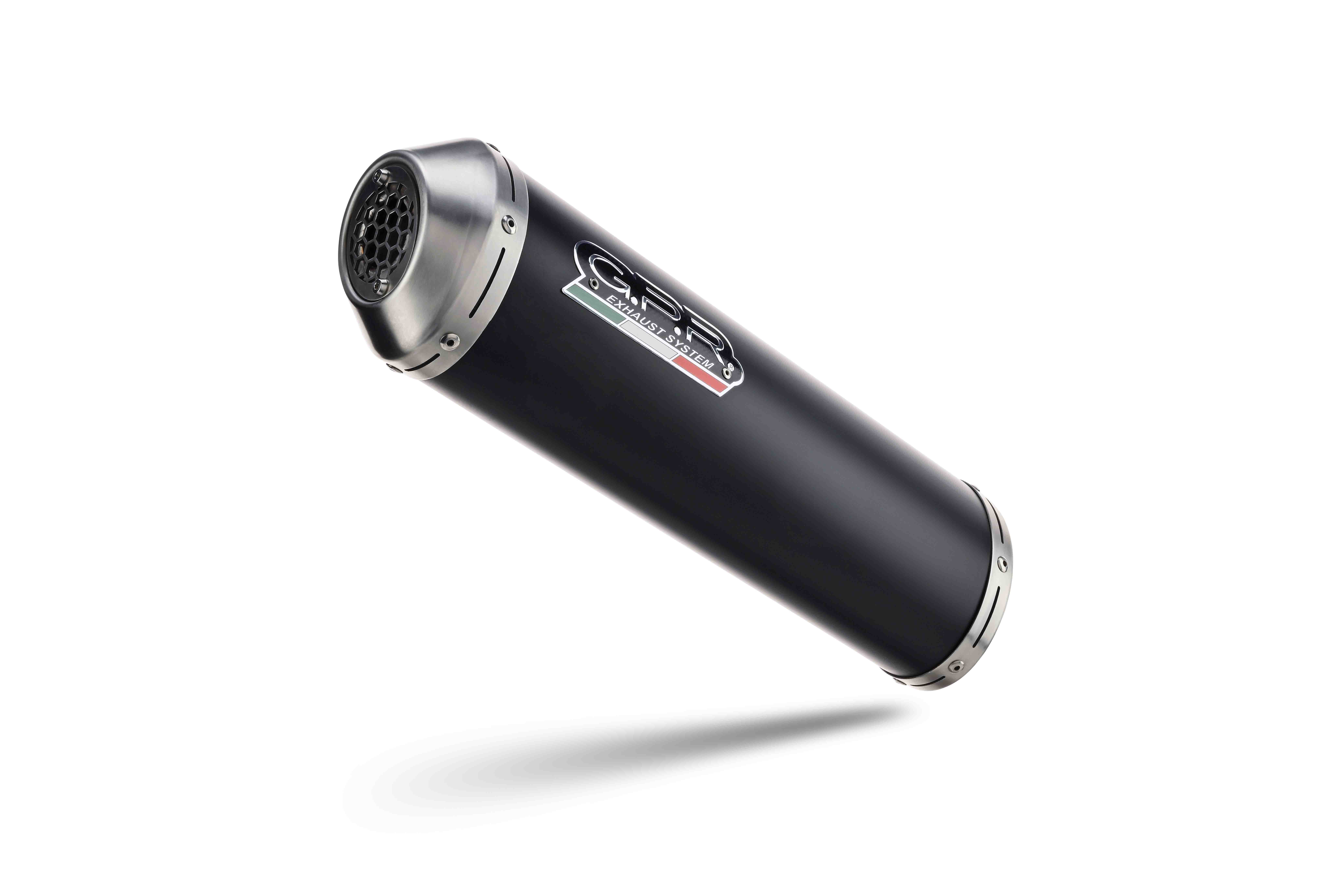 GPR exhaust approved Kat matte black Evo4 Road Piaggio Mp3 250 2006-2010
