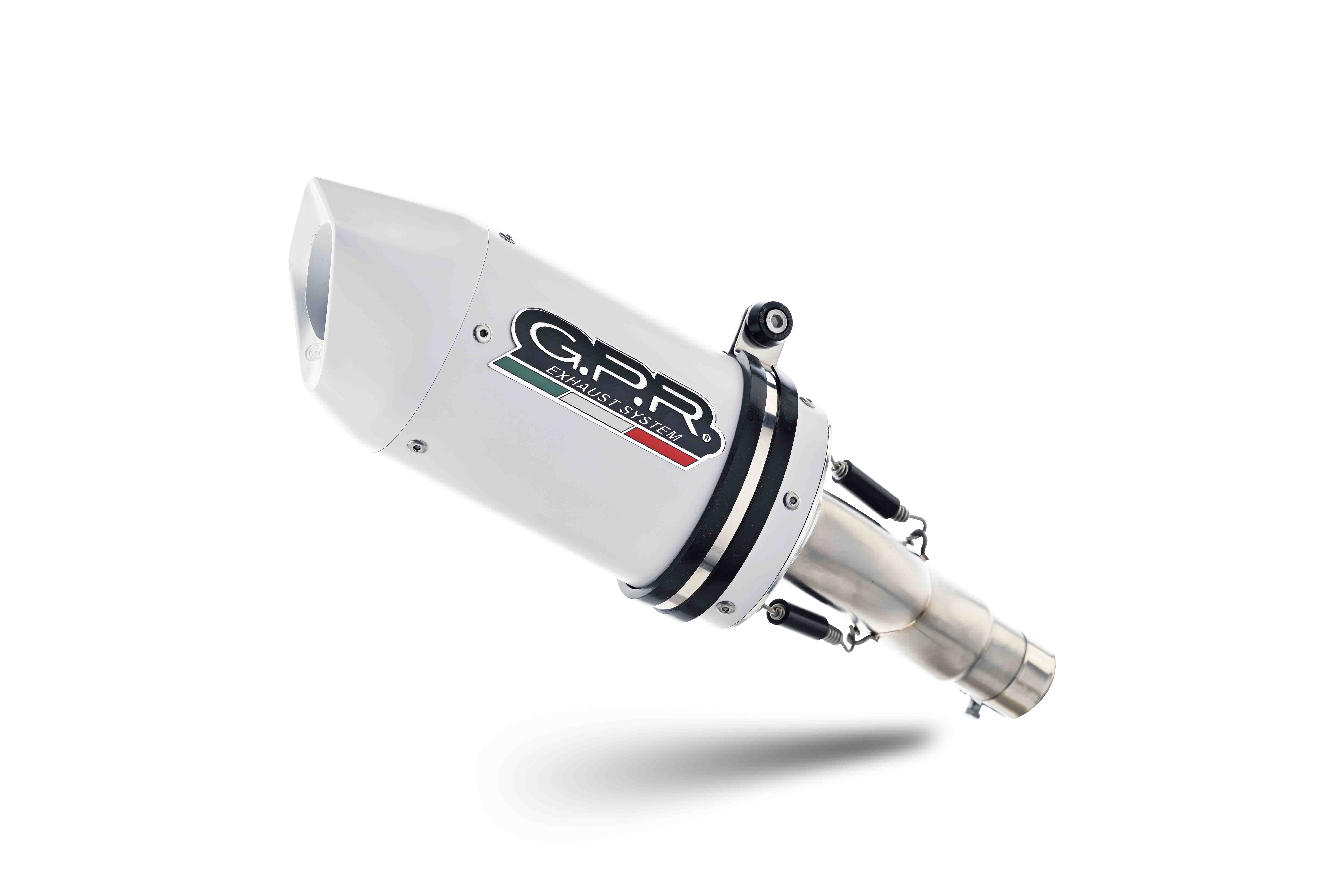Scarico GPR Albus Ceramic bianco omologato Suzuki GSXS1000GT 2015-2016