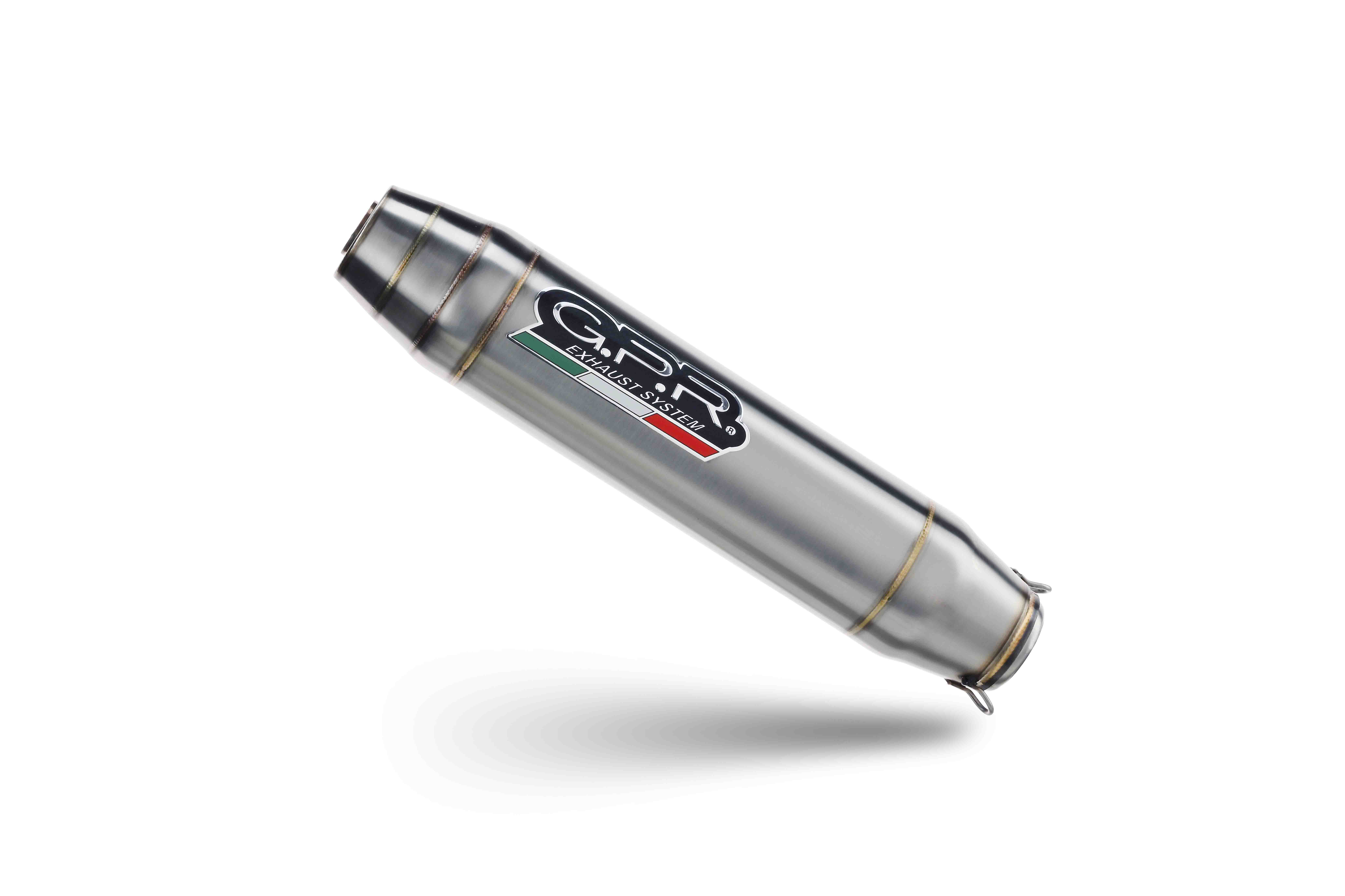 Scarico GPR Deeptone acciaio satinato omologato Suzuki SV650A 2016-2020