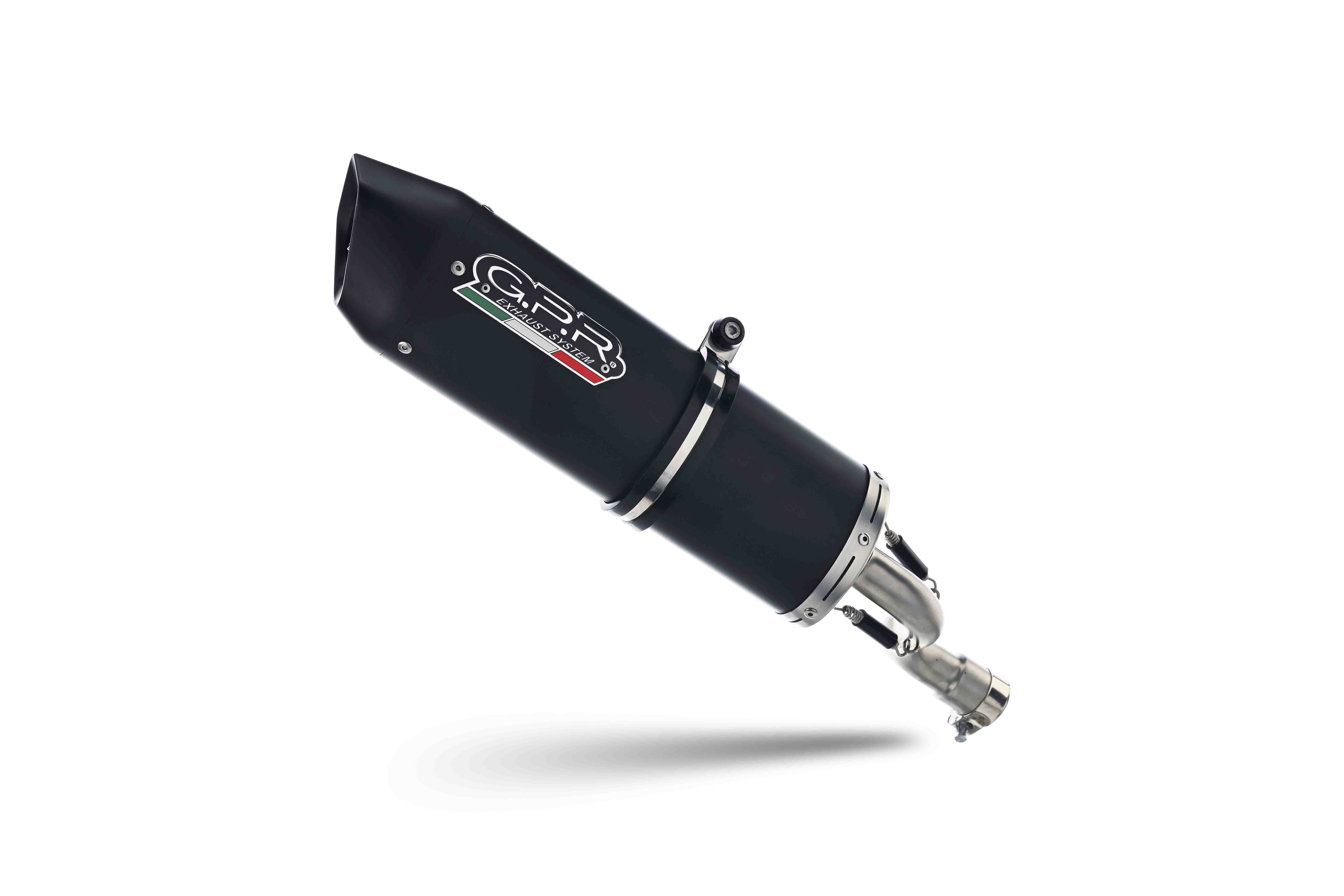 GPR exhaust approved matte black Furore Suzuki RV200 VanVan 2016-2017