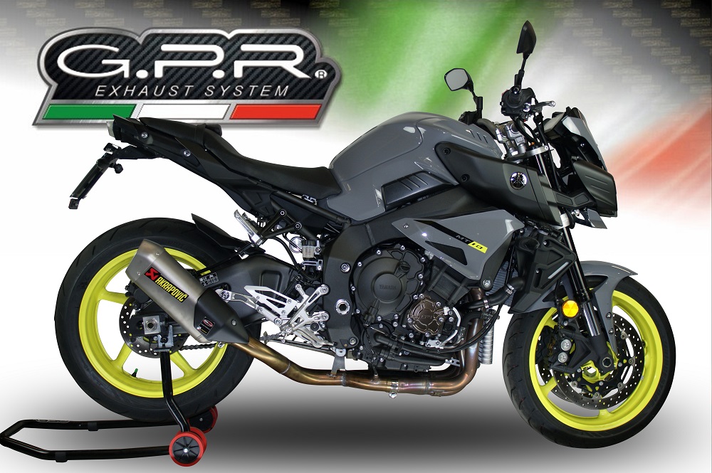 Collettori scarico GPR racing acciaio satinato Yamaha MT10 2016-2024