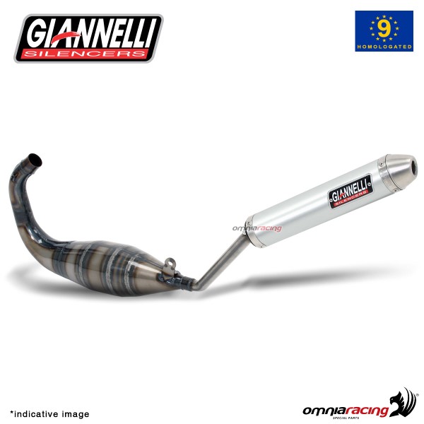 Giannelli full system exhaust Aprilia RS50 (motore Piaggio) 06>13 silencer Stradali 2T street legal