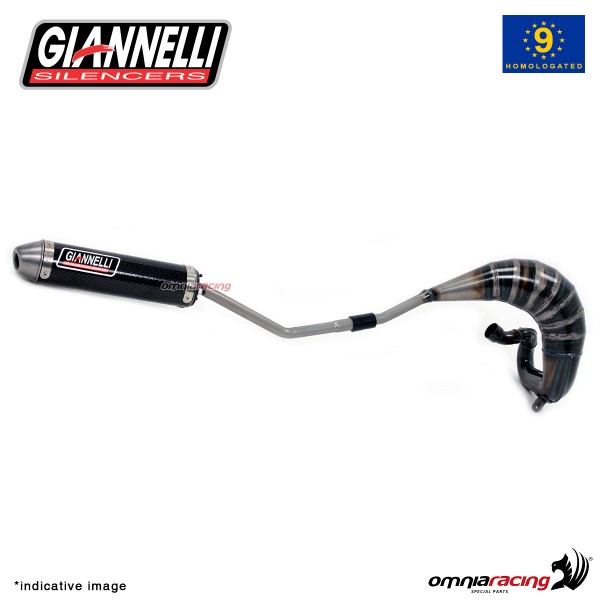 Scarico completo Giannelli per Yamaha DT50R 2004>2007 Enduro 2T omologato