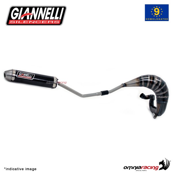 Scarico completo Giannelli per Peugeot XPS TL 50 2006>2007 Enduro 2T omologato