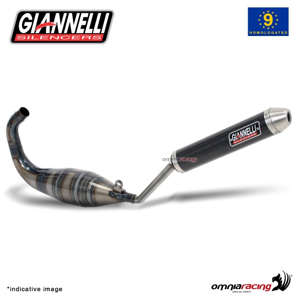 Scarico completo Giannelli per Aprilia RS125 1994>2014 Stradali 2T omologato