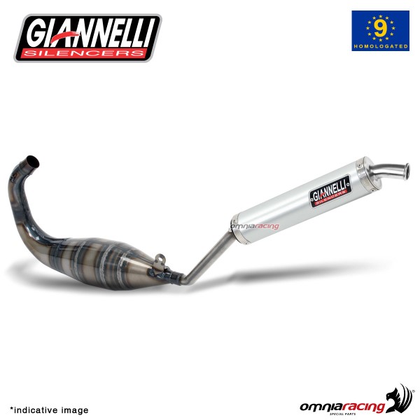 Giannelli full system exhaust for Cagiva Planet 125 1997>2003 silencer Stradali 2T street legal
