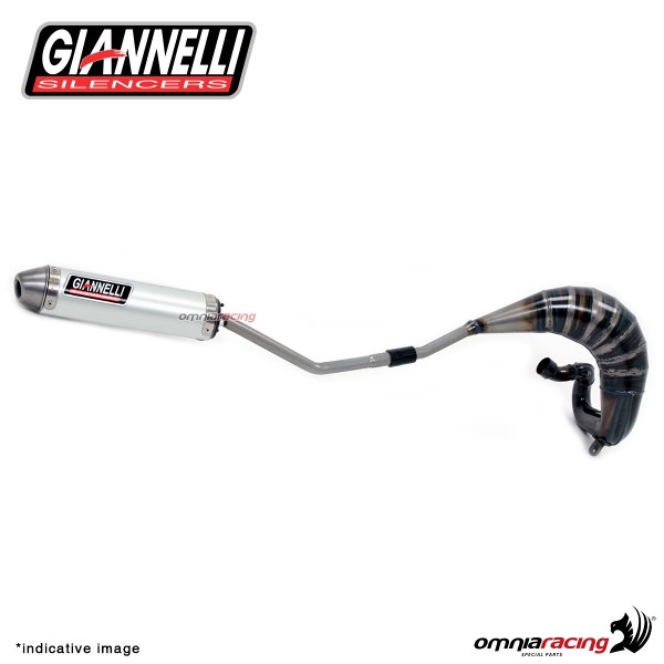 Giannelli full system exhaust for Yamaha DT80 LC2 omologazione TPSI 1982>2001 silencer Enduro 2T