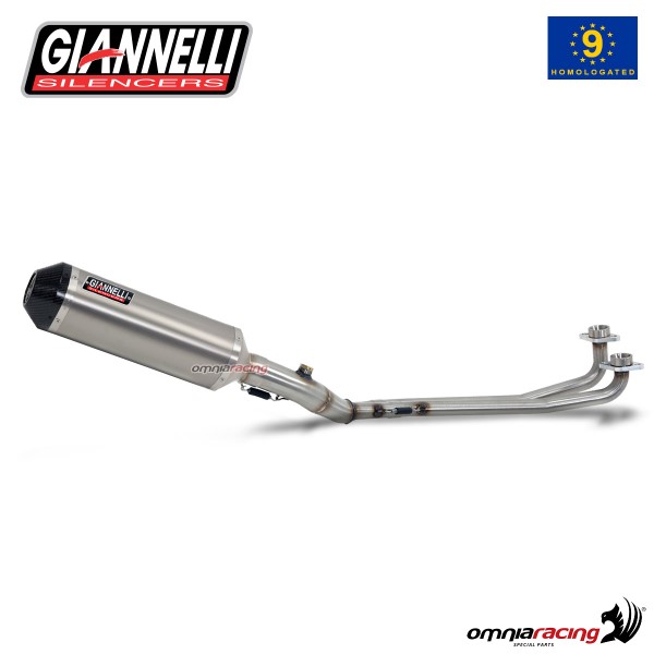 Impianto di scarico completo Giannelli per Yamaha T-Max 500 2008>2011 Ipersport in titanio omologato