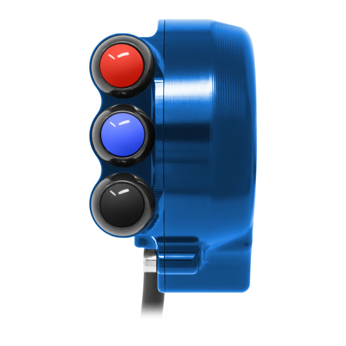 JetPrime Blue throttle control with handlebar switch Aprilia RSV4/RF/RR 2017-2020