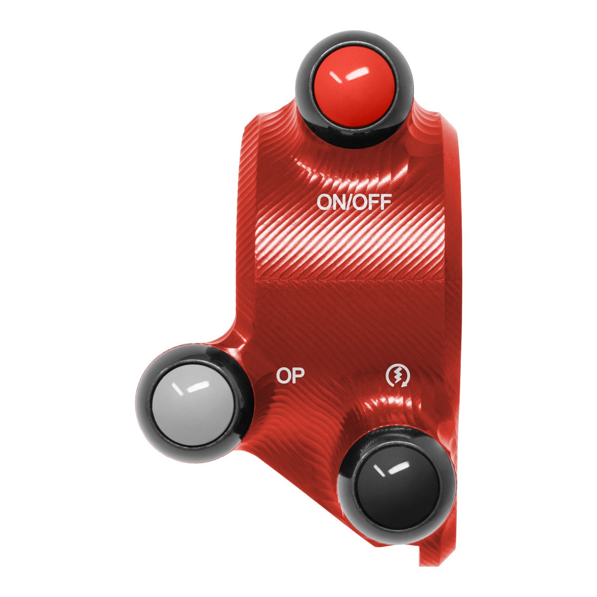 JetPrime Red throttle control with handlebar switch Ducati Monster 1200S 2014-2016