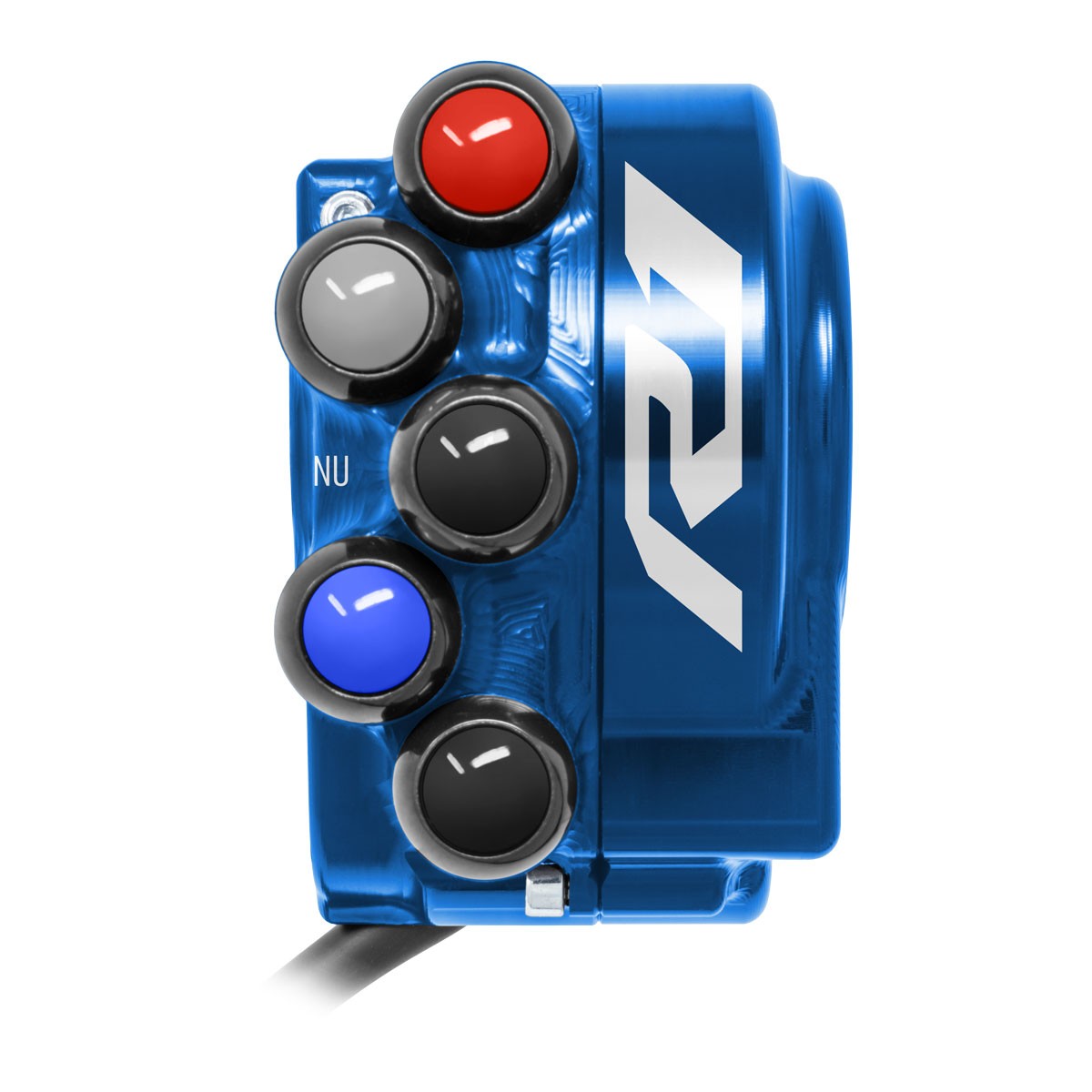 Comando gas con pulsantiera integrata JetPrime Blu Yamaha R1 2020-2022