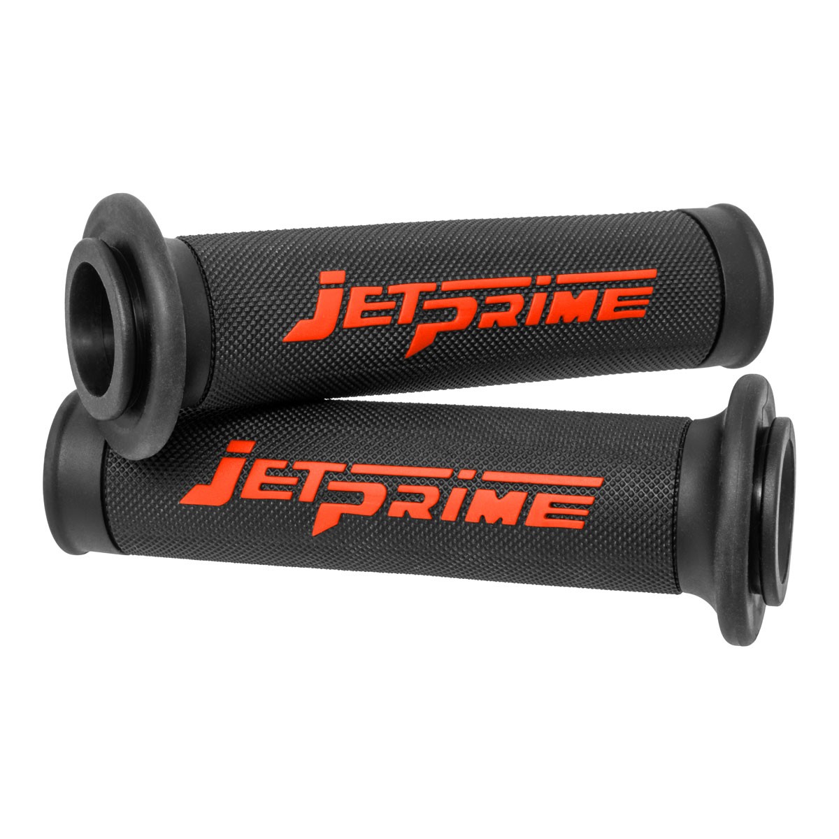 Manopole racing universali JetPrime in gomma rosse