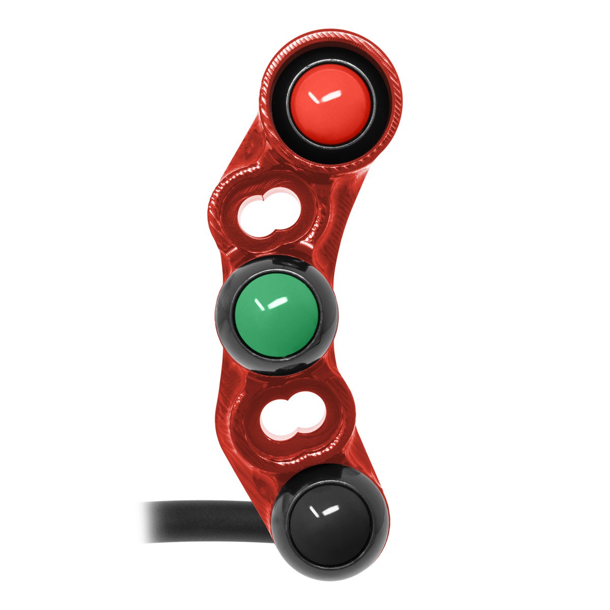 JetPrime Road Right Red handlebar switch Kawasaki Ninja H2/Carbon 2019-2023