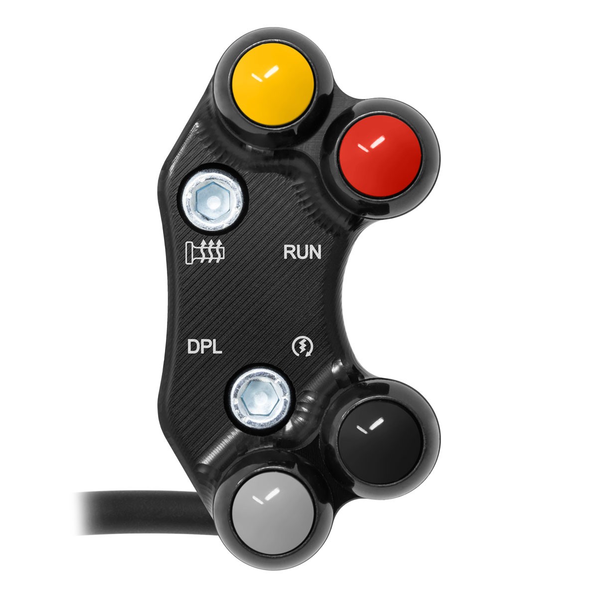 JetPrime Road Right handlebar switch for Brembo Ducati Streetfighter V4/S/SP 2020-2024