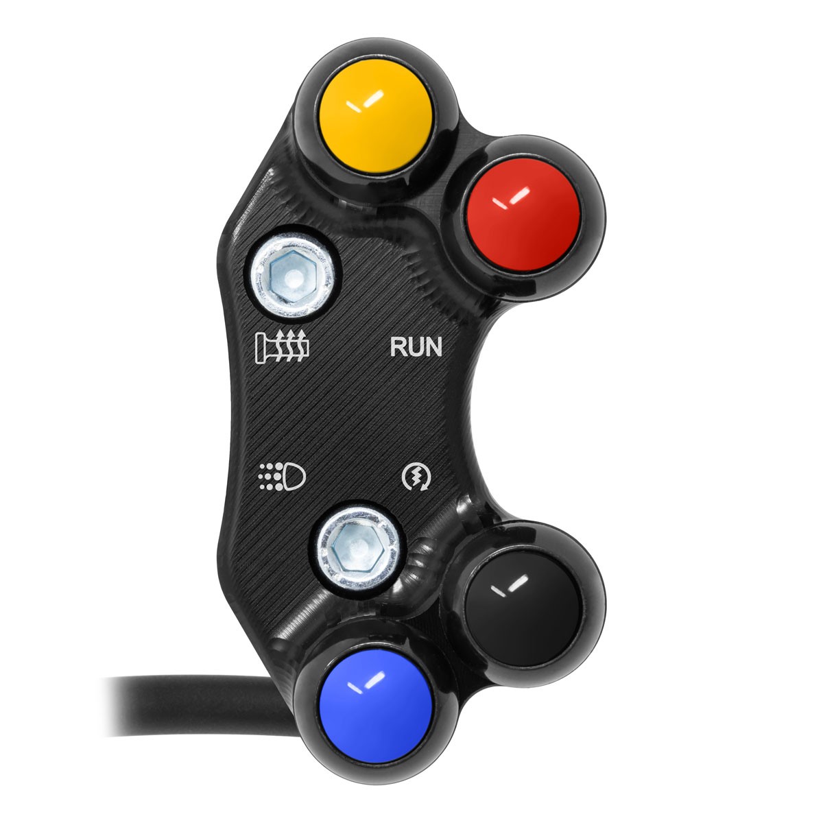 JetPrime Road right handlebar switch for Brembo Ducati Panigale V2 2025