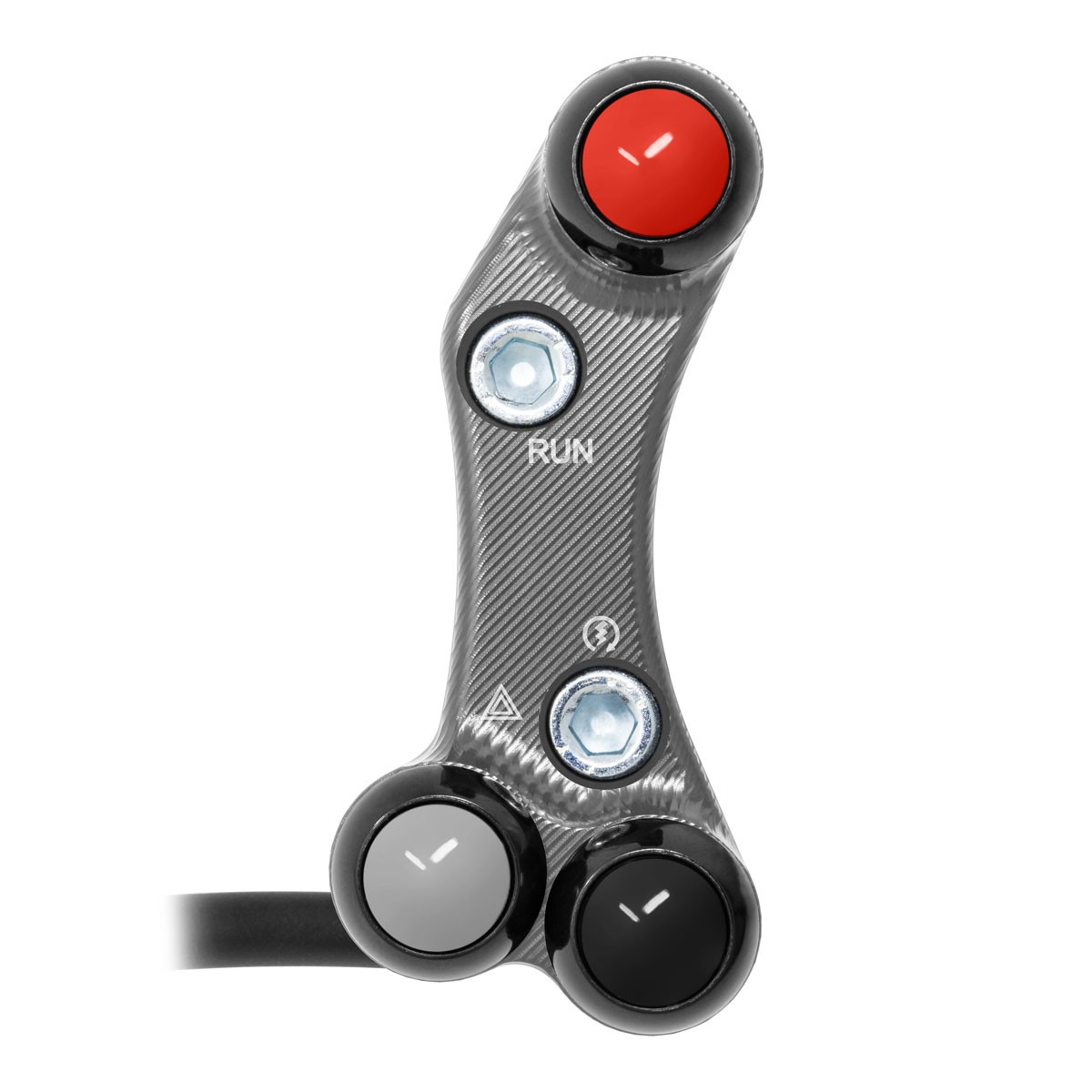 JetPrime Road Right Titanium handlebar switch for Brembo Yamaha R7 2022-2024