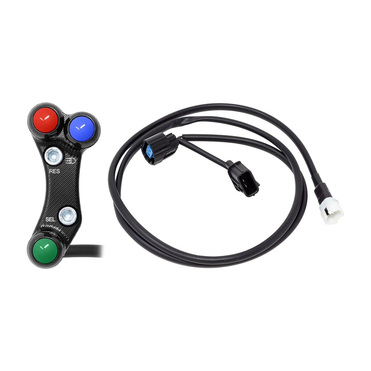 JetPrime Kit Racing Left handlebar switch Yamaha R7 2022-2024